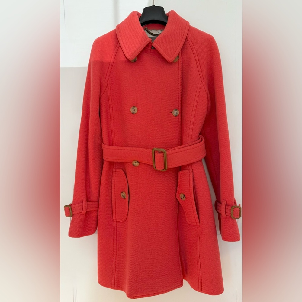 NEW Jcrew Women’s Stadium-Cloth Nello Gori Coat Size 4